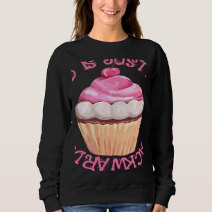 Stressed Is Just Desserts Backwards  Cupcake Sweatshirt