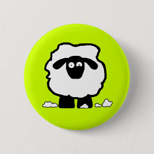Stressed Sheep 6 Cm Round Badge