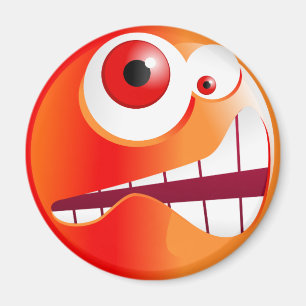 Stressed Smilie Magnet