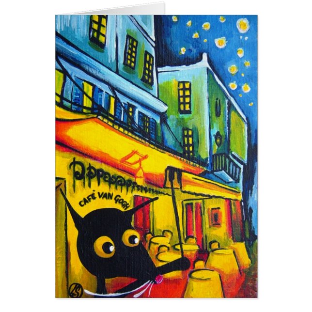 Stressie Cat & Van Gogh (Front)