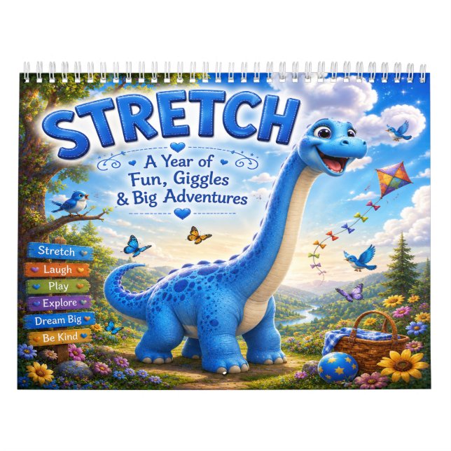 Stretch: A Year of Fun, Giggles & Big Adventures Calendar (Cover)