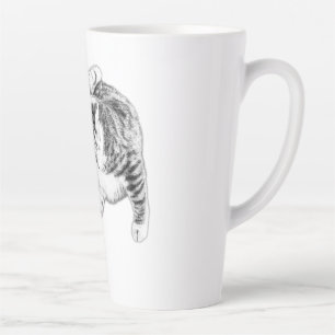 Stretch First, Sip Second Latte Mug