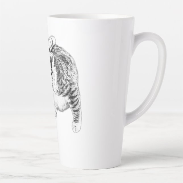 Stretch First, Sip Second Latte Mug (Right)