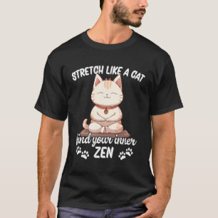 Stretch Like A Yoga Cat T-Shirt