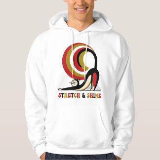 Stretch & Shine Retro Cat Design Hoodie