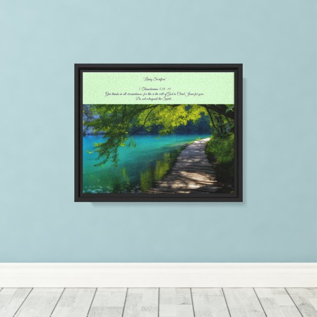 Stretched Canvas Print (Insitu (Wood Floor))