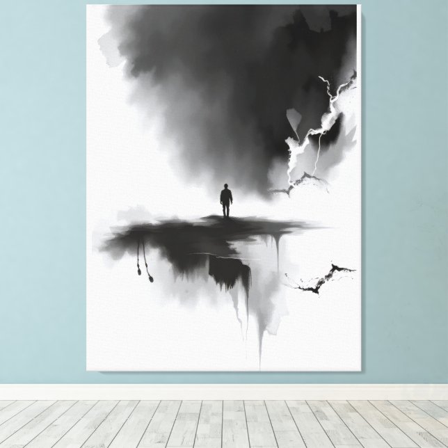 Stretched Canvas Print (Insitu(Wood Floor))