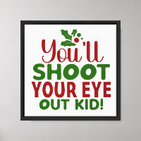 Stretched Canvas Print-Classic Funny Quote