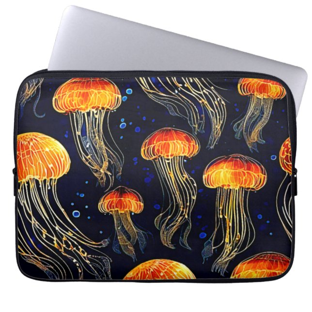 Stretched Canvas Print Laptop Sleeve (Front)