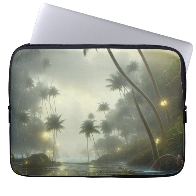 Stretched Canvas Print Laptop Sleeve (Front)