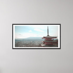 Stretched Canvas Print - Mt Fuji