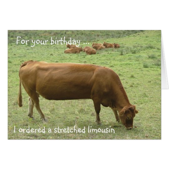 Stretched limo! card