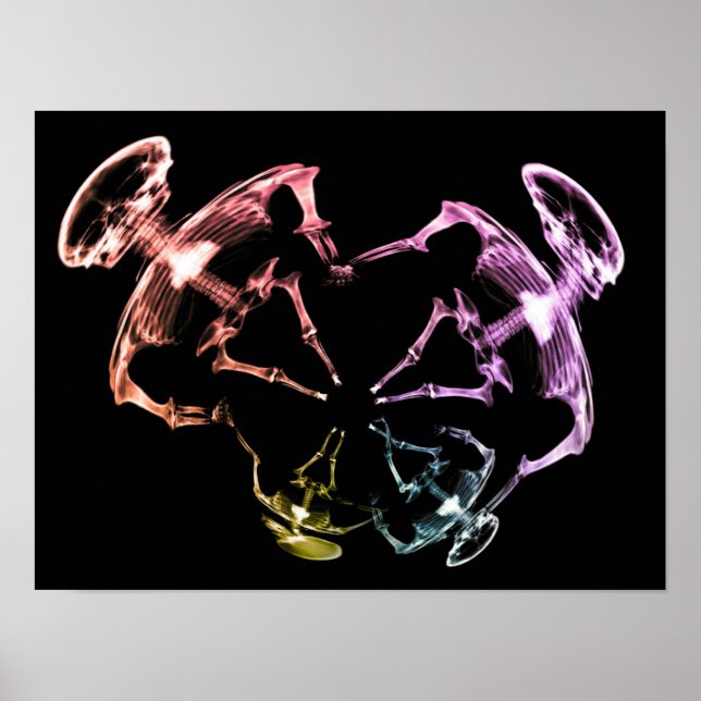 Stretched X-Ray Skeleton Family 3 Poster (Front)