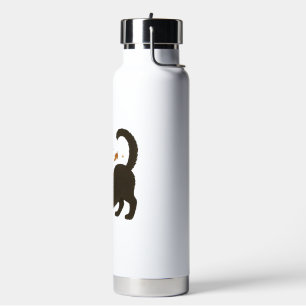 Stretching Black Cat � Witchy Autumn Classic T-Shi Water Bottle