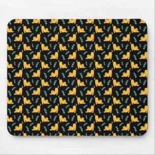 Stretching Cat Mouse Pad