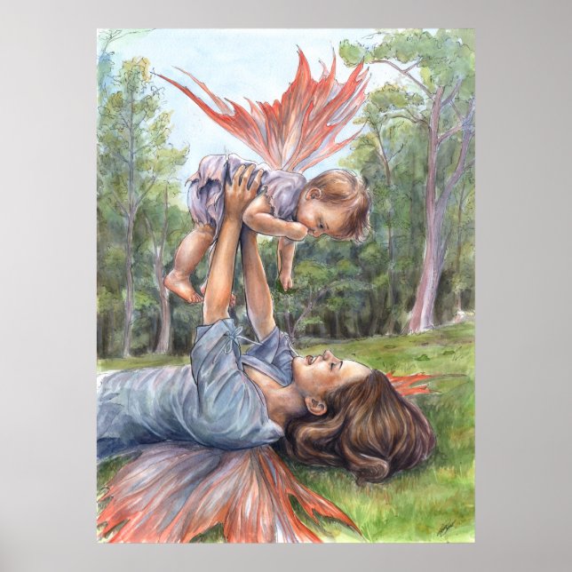 Stretching Her Wings Poster (Front)