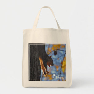 Stretching Squirrel Tote Bag
