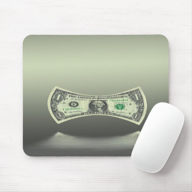 Stretching The Dollar Mouse Pad (With Mouse)