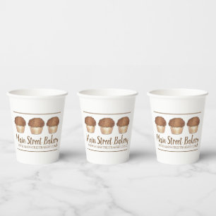Streusel Crumb Muffin Baked By Bakery Baker Food Paper Cups