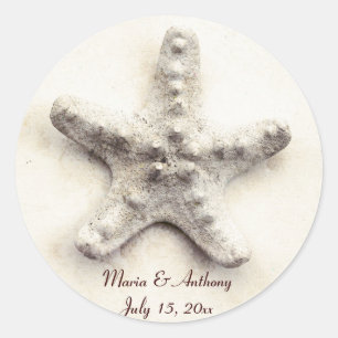 strfish - ocean whisper wedding sticker