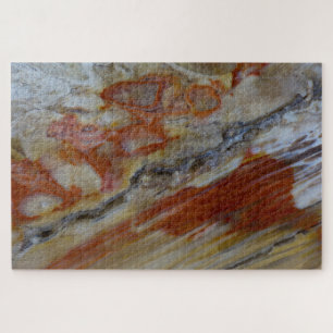 Striated Petrified Wood Jigsaw Puzzle