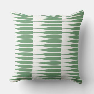 Striation Oxley Green Stripe Cushion