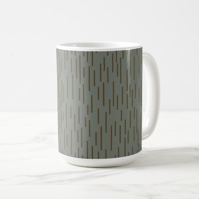 Strichtarn Raindrop Camouflage Rain Pattern Camo Coffee Mug (Front Right)
