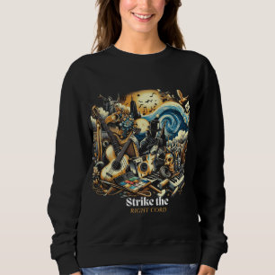 Strick the right cord Musical Sweatshirt