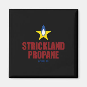 Strickland Propane - Arlen Texas Yellow Star Bbq Magnet