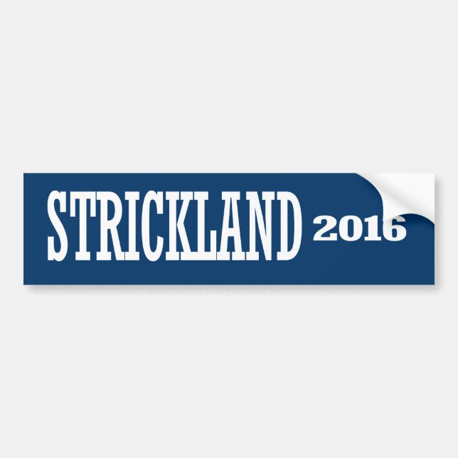 Strickland - Ted Strickland 2016 Bumper Sticker (Front)
