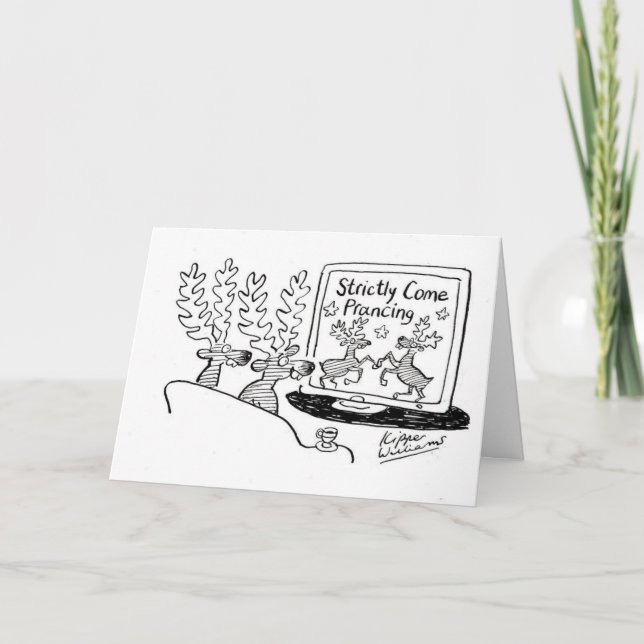 Strictly Come Prancing Holiday Card (Front)