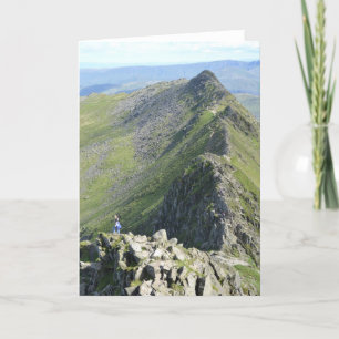 Striding Edge - English Lake District Card