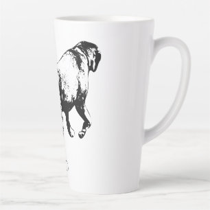 Striding Through Autumn Latte Mug