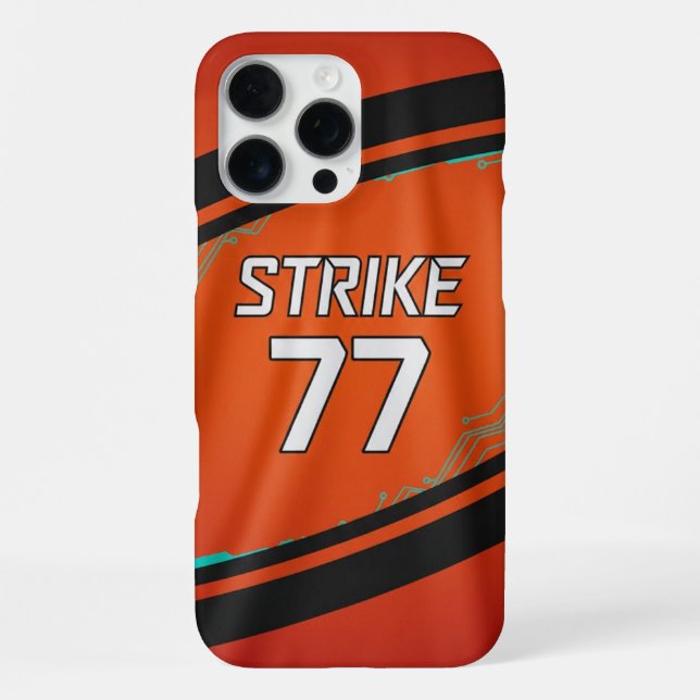 Strike 77 iPhone case (Back)