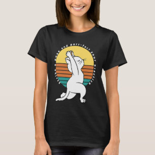 Strike A Pose And Purr Fect Your Practice Yoga Cat T-Shirt