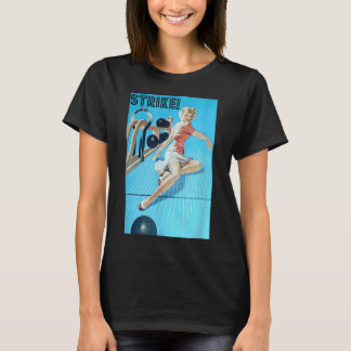 Strike! Awesome Retro Vintage Bowling 1007 T-Shirt