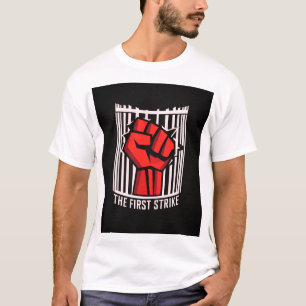 STRIKE FIRST – Vintage Boxing Retro T-Shirt