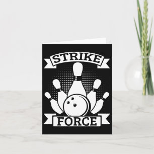 Strike Force Bowling Excellence Card