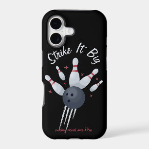 Strike it Big - Bowling Ball Smashing Into Pins