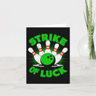 Strike Of Luck Bowling Card