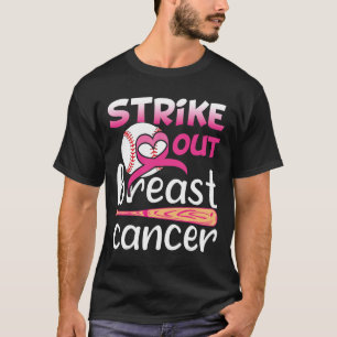 Strike Out Breast Cancer Awareness Baseball Softba T-Shirt