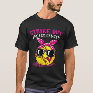 Strike Out Breast Cancer Awareness Softll Fighters T-Shirt