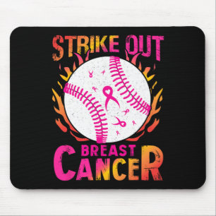 Strike Out Breast Cancer - Sell Pink Ribbon Awaren Mouse Pad