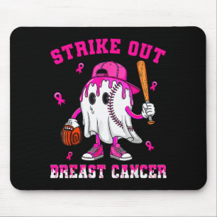 Strike Out Breast Cancer Shirt Boy Baseball Drip N Mouse Pad