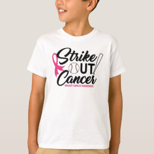 Strike Out Cancer Breast Cancer Awareness T-Shirt