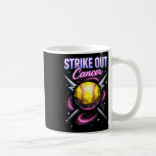 Strike Out Cancer - Breast Cancer Softll Support Coffee Mug