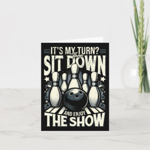 Strike Pin Bowling Card