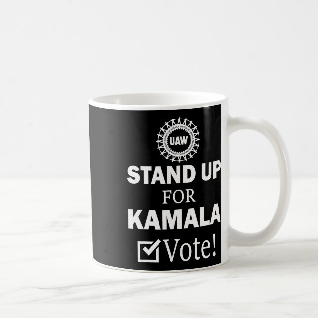 Strike Stand Up For Kamala Vote  Coffee Mug (Right)
