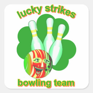 strike with confidence square sticker