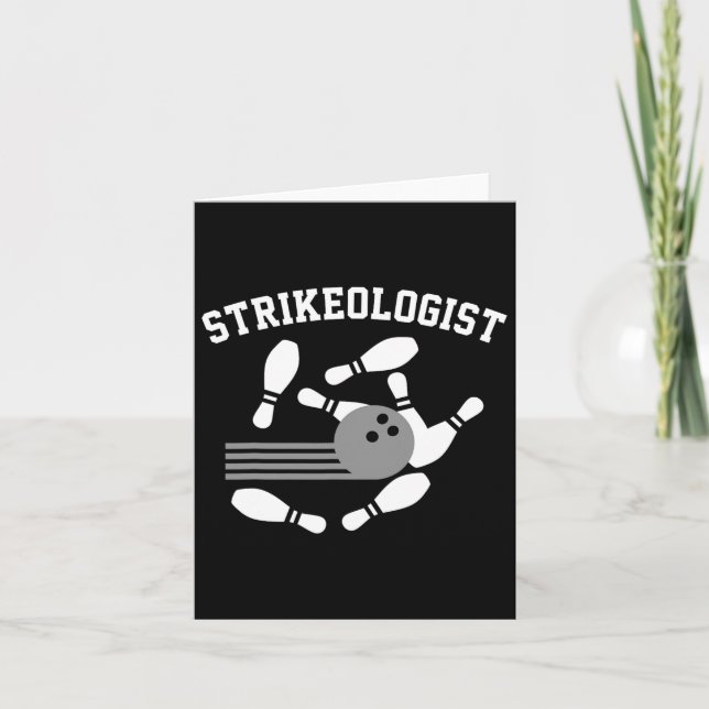 Strikeologist Bowling  Card (Front)